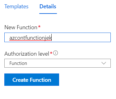 Steps to Create the Function in the Function App